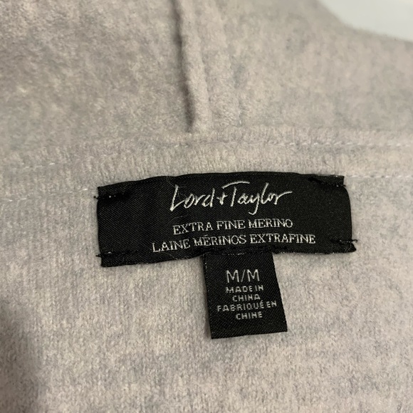 Lord & Taylor long cardigan sleeveless Sz Med - Picture 7 of 8